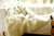 Decke Lammfell 200x160 cm weiß/ecru Schaffell kleine Quadrate Überwurf Teppich Tagesdecke