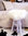 Runde Sitzauflage Sitzkissen australisches Lammfell HEITMANN FELLE naturweiß 45 cm