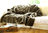 Decke Lammfell 205x160 cm Schaffell kleine Quadrate Überwurf Teppich Tagesdecke beige