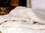 Wunderschöne weiche Decke aus Schaffell naturweiß / creme 200x160 cm Tagesdecke Überwurf