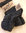 Wollsocken mit Umschlag 60% Schafwolle 40%Alpakawolle 2 Paar Socken dunkelgrau Feinstrick